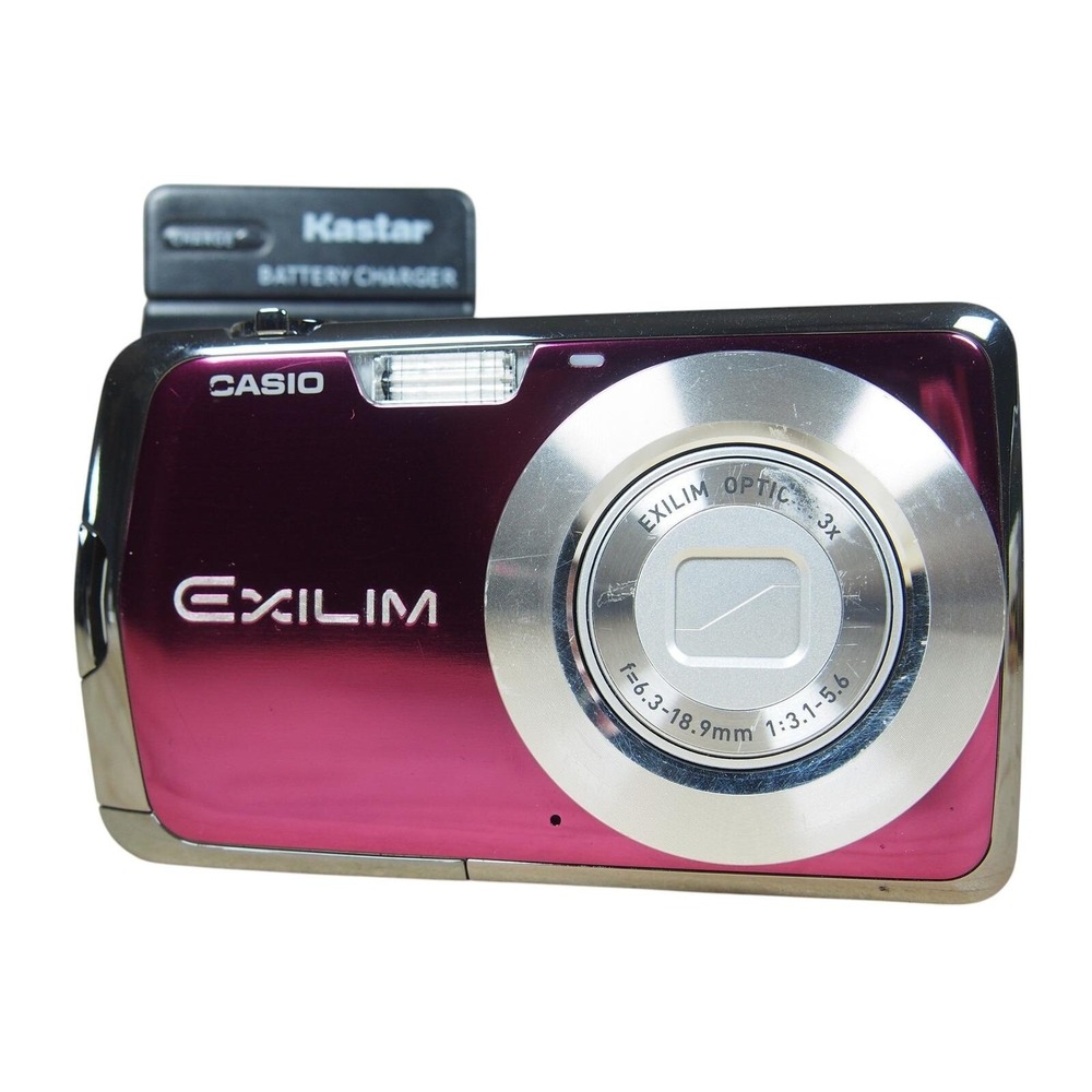 Casio Exilim EX-S5 10.1MP Digital Camera Pink Bundle w/Charger + Battery EUC